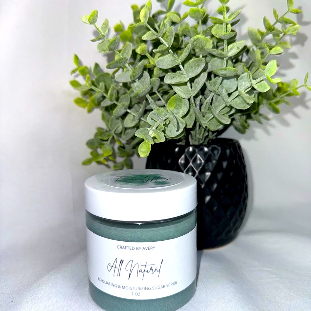 🌿EUCALYPTUS All Natural Sugar Scrub